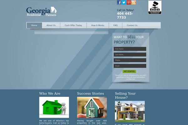 House theme site design template sample