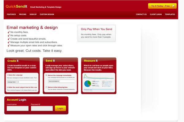 Create2013 theme site design template sample