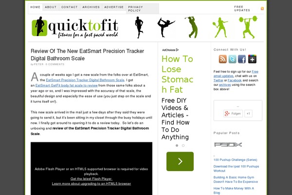 quicktofit.com site used Popcorn2
