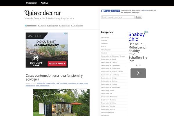 quierodecorar.com site used Ccmind