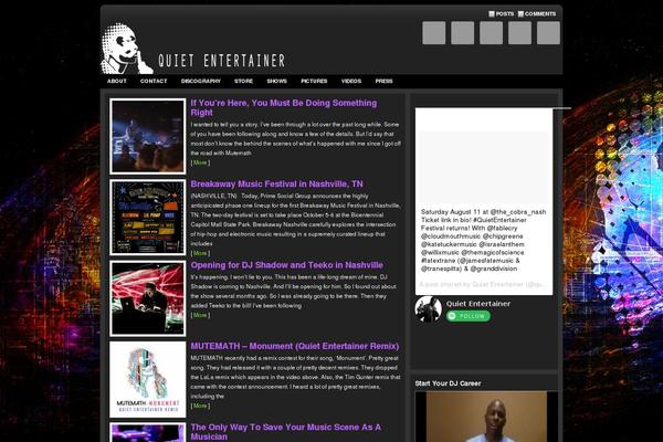 quietentertainer.com site used Qesleek