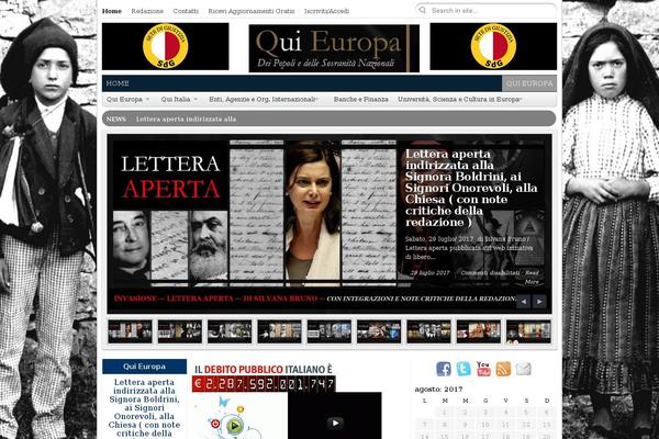 Site using WordPress News Ticker plugin