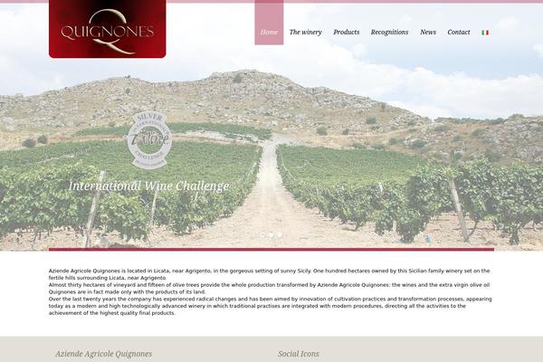 White Rock theme site design template sample