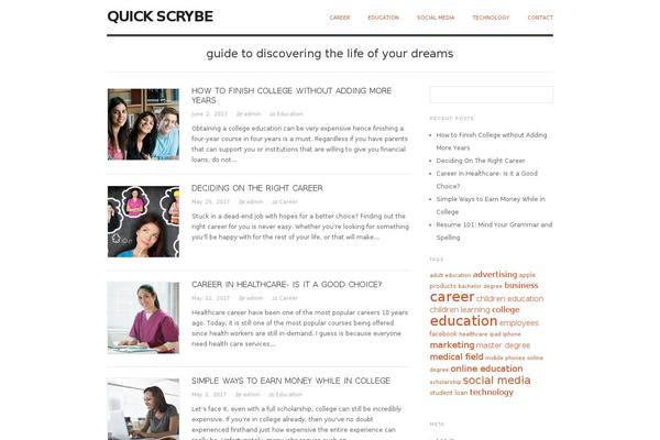 Origin theme site design template sample