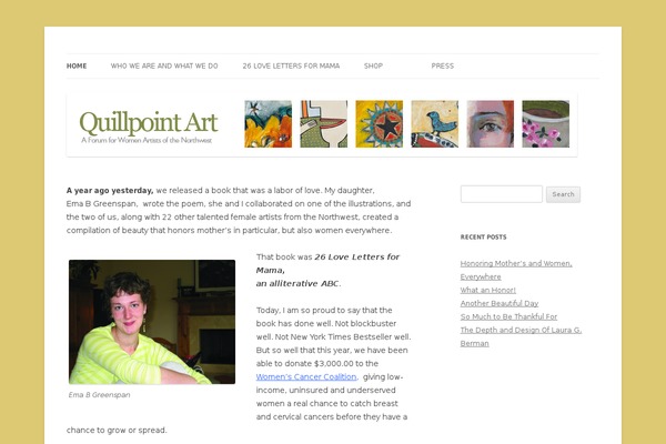 Twenty Twelve theme site design template sample