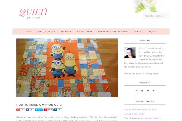 Darling theme site design template sample