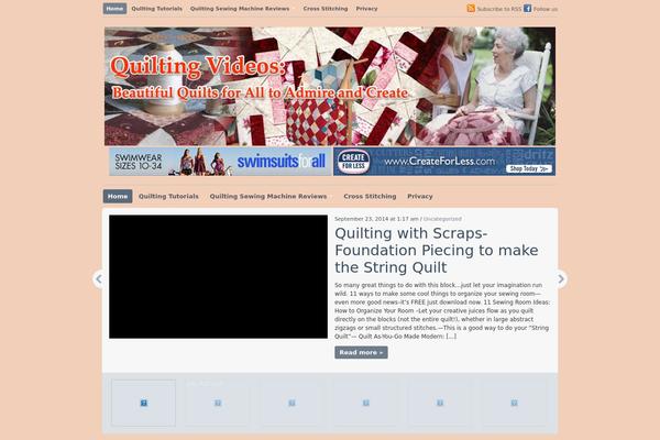 Videozoom theme site design template sample