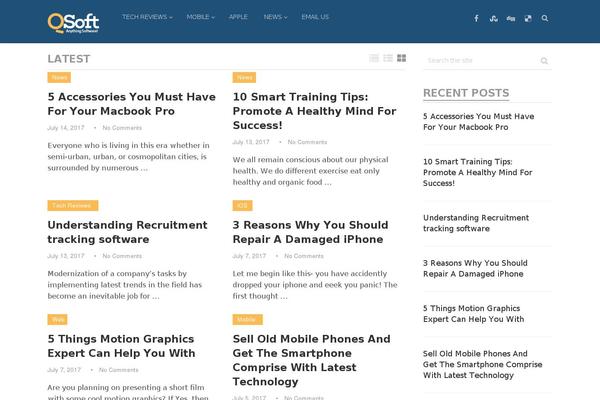 WordX theme site design template sample