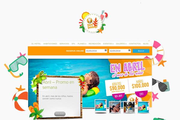 SimplePress theme site design template sample