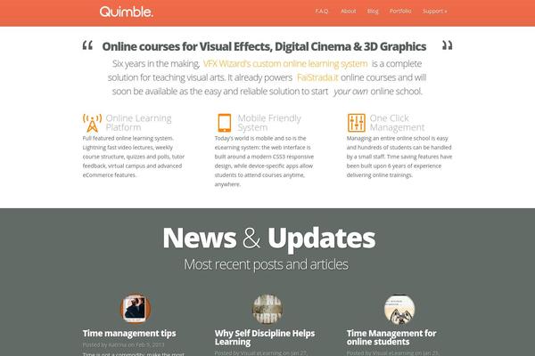 Nimble theme site design template sample