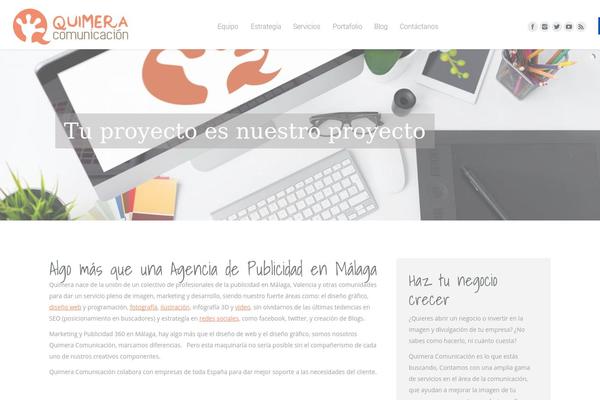 quimeracomunicacion.com site used Dt-the7_v.4.2.3.1