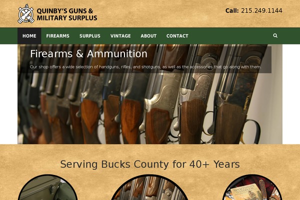 quinbys.com site used Quasar