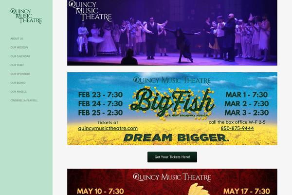 quincymusictheatre.com site used Themetrust-bramble