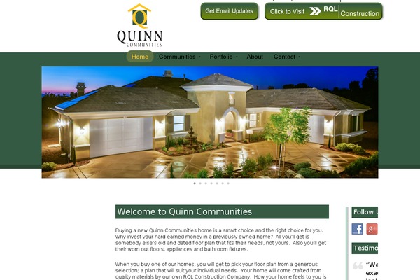 Balance theme site design template sample