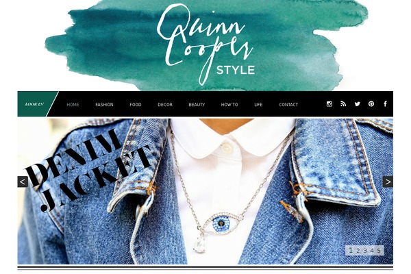 Quark theme site design template sample