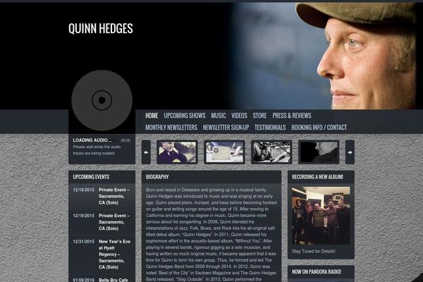 Soundcheck theme site design template sample