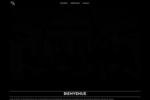 Grandportfolio theme site design template sample