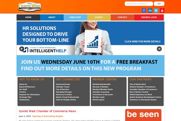 quintewestchamber.ca site used Modernize v3.13