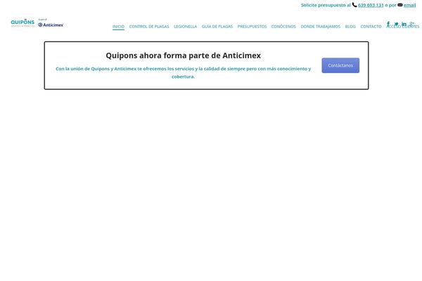 Site using WP Contact Slider plugin