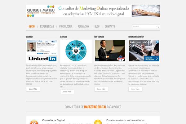 Hannari theme site design template sample