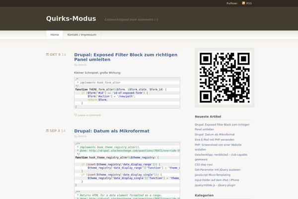 quirks-modus.de site used Titan