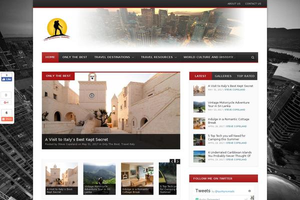 Fearless theme site design template sample