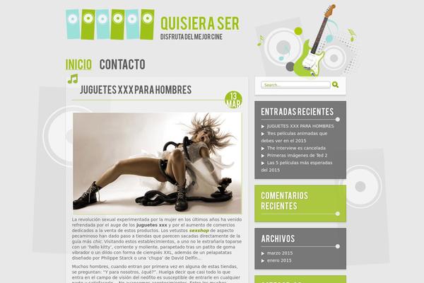 Music theme site design template sample