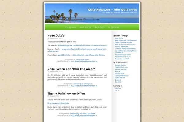 quiz-news.de site used Beach