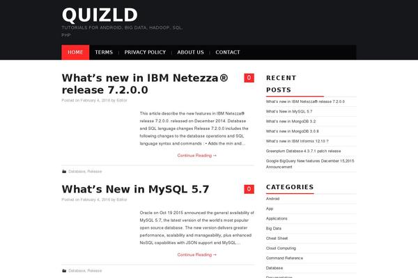 Hiero theme site design template sample
