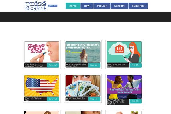 Site using Wp-quiz plugin