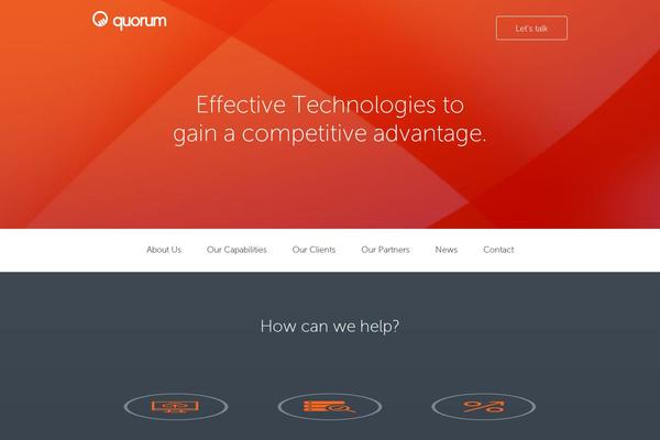 quorumsystems.com.au site used Quorum