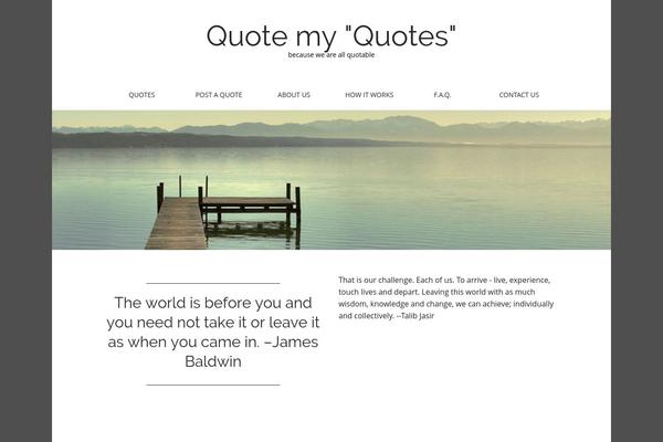 Site using Frontier Post plugin
