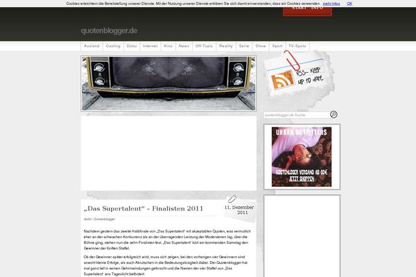quotenblogger.de site used Fresh Editorial
