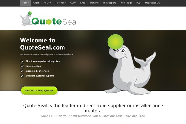 JustLanded theme site design template sample