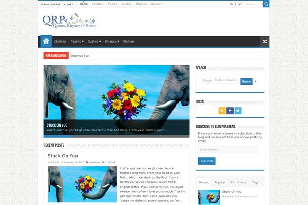 Site using Taqyeem plugin