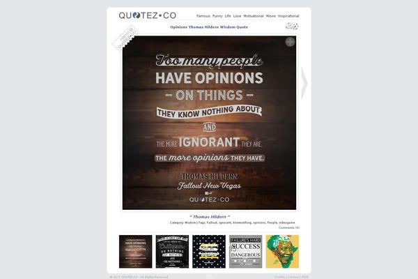 BlogArise theme site design template sample