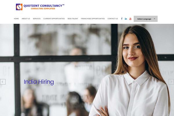 Consulting theme site design template sample