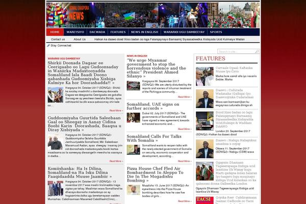 Transcript theme site design template sample