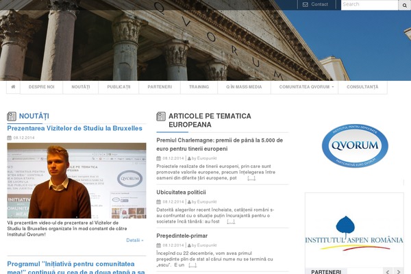 qvorum.ro site used GovPress