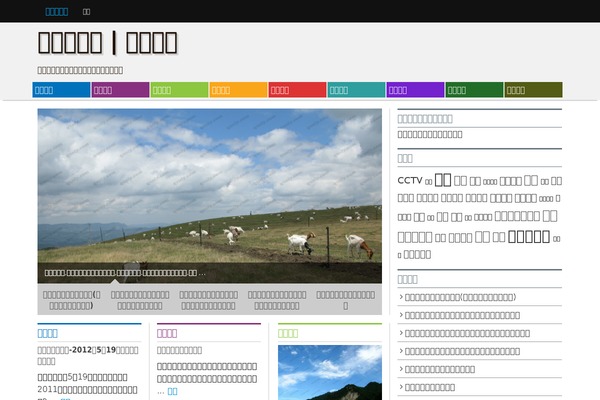 Xin Magazine theme site design template sample