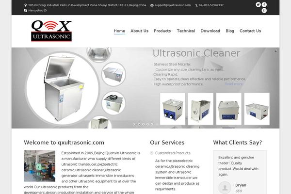 BeTheme Child theme site design template sample