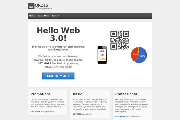 Responsive theme site design template sample