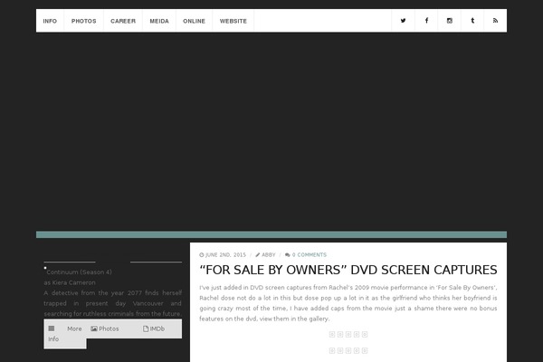 Three theme site design template sample