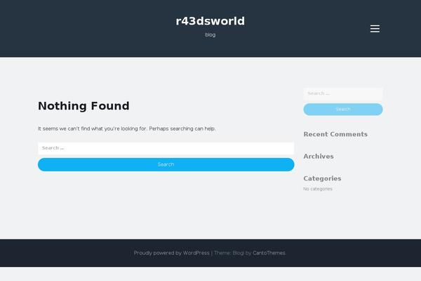 Blogi theme site design template sample