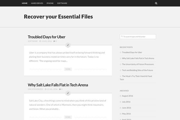 Anew theme site design template sample