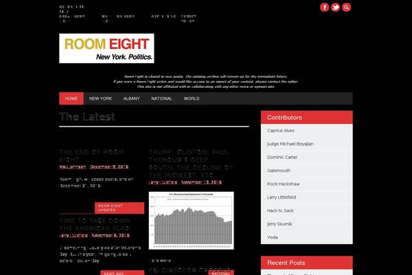 The Newswire theme site design template sample