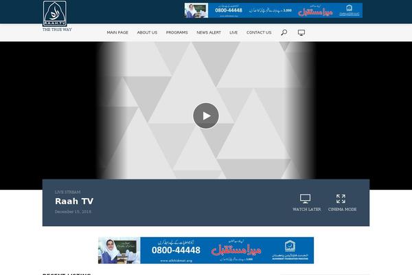 Vlog theme site design template sample
