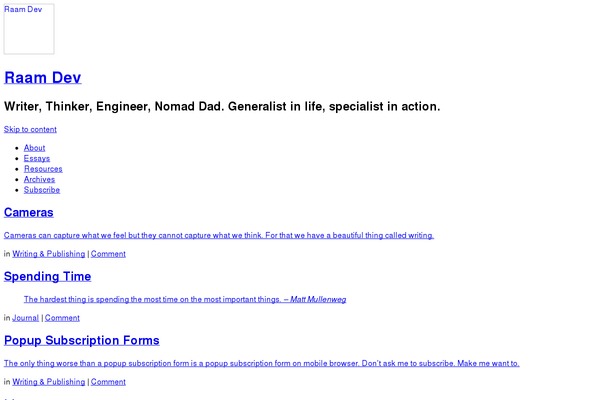 Site using Webmention plugin