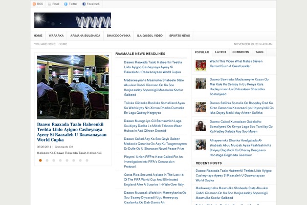 Weekly theme site design template sample