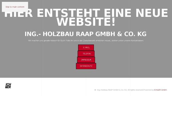Site using Cool Timeline plugin